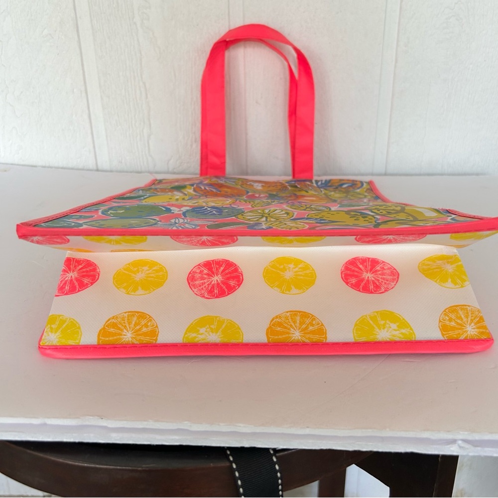 LILLY PULITZER REUSABLE SHOPPING TOTE BAG - Picture 5 of 11